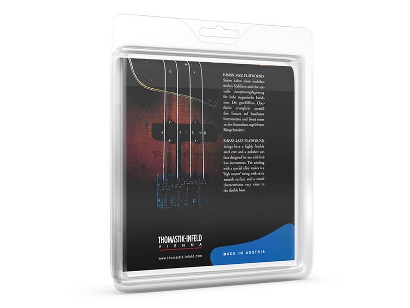 Thomastik THJF-324 Jazz string set bass, nickel flatwound, shortscale 32
