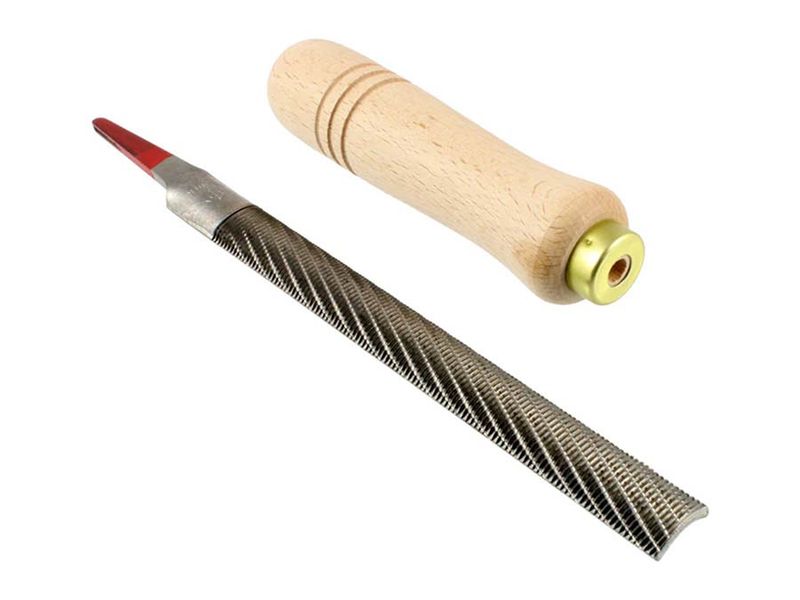 Allparts 15mm extra fine curved wood carving file