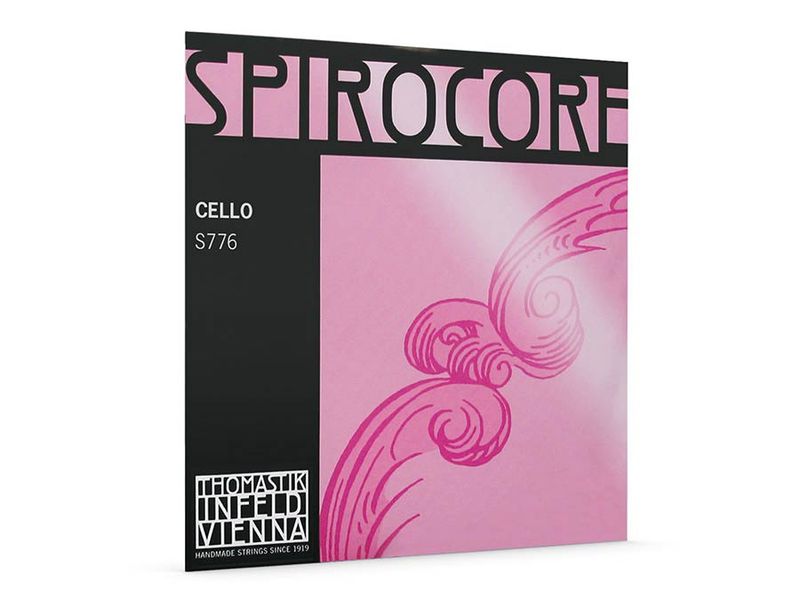 Thomastik TH-S-776 Spirocore cello string D-2 1/4, spiral core, chrome