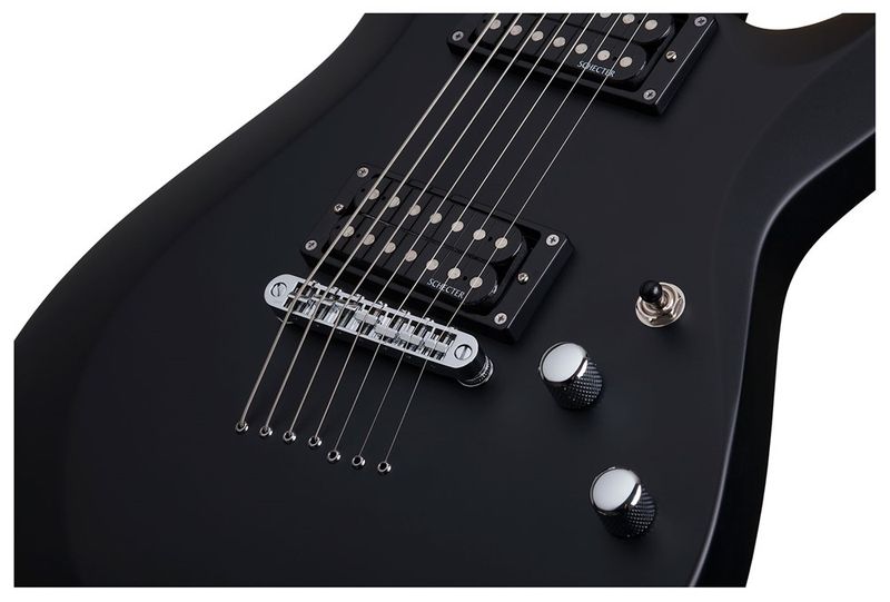 Schecter C-7 Deluxe Satin Black