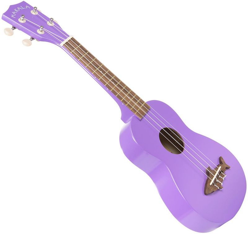 Kala Makala Shark, Soprano Ukulele, Sea Urchin Purple Vintage Finish