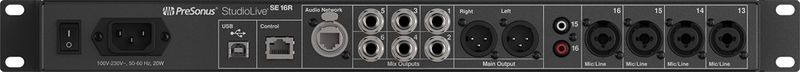 PreSonus StudioLive SE 16R - Digital rack mixer