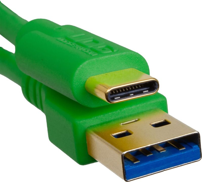 UDG Gear Ultimate Audio Cable USB 3.0 C-A Green Straight 1,5 m
