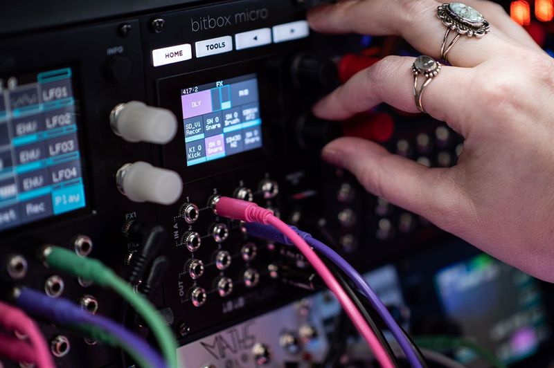 1010music Bitbox Micro Black Edition - Eurorack compact sampling module