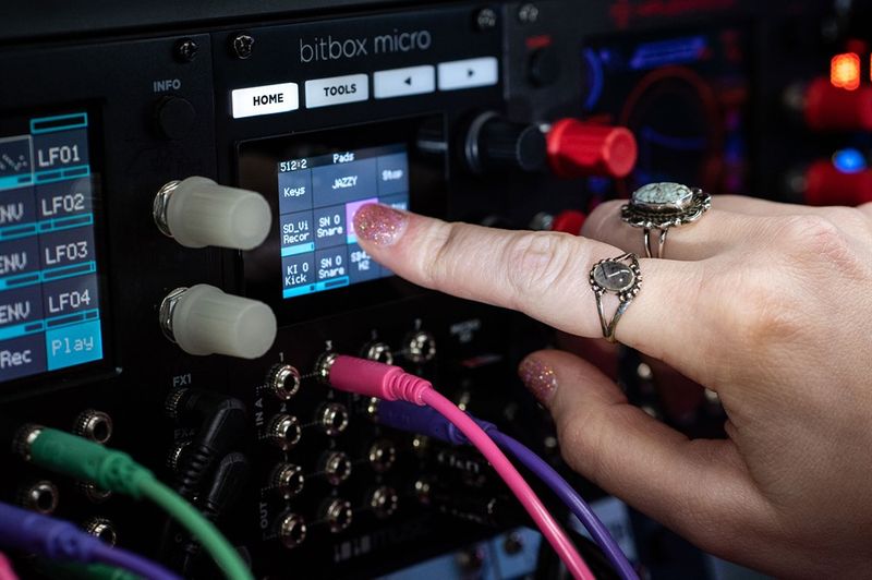 1010music Bitbox Micro Black Edition - Eurorack compact sampling module