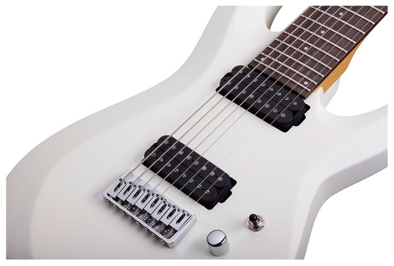 Schecter C-8 Deluxe Satin White