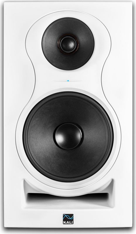 Kali Audio IN-8 V2 White - 3-vägs Co-Axial studiomonitor, 8’’ bas, 4’’ mellanregister & 1’’ diskant, Class-D 140W