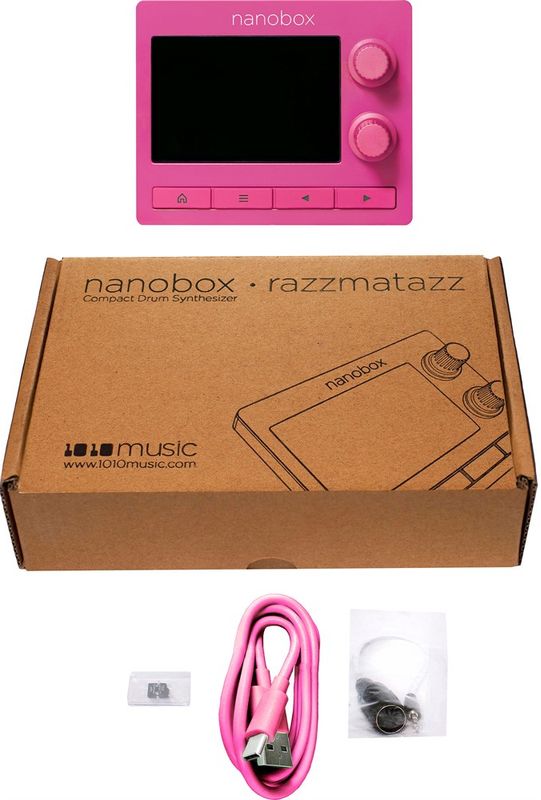 1010music Nanobox Razzmatazz - Compact drum synthesizer