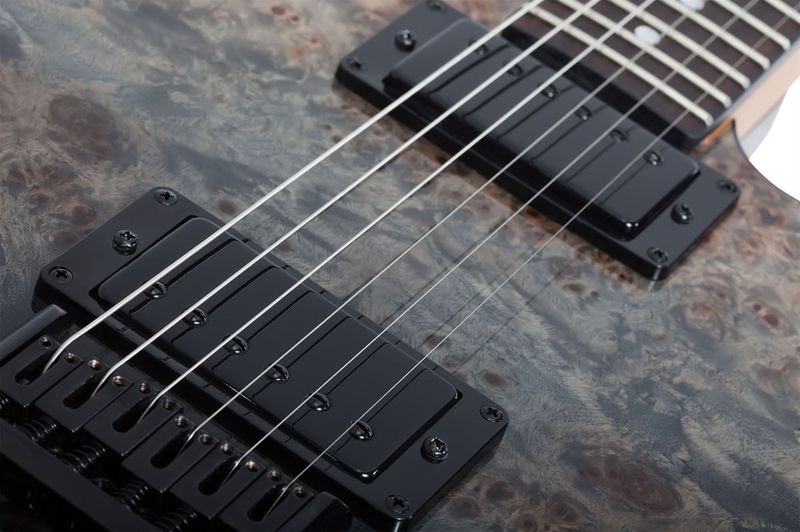 Schecter PT STANDARD BLACK FADE BURST BURL BFBB
