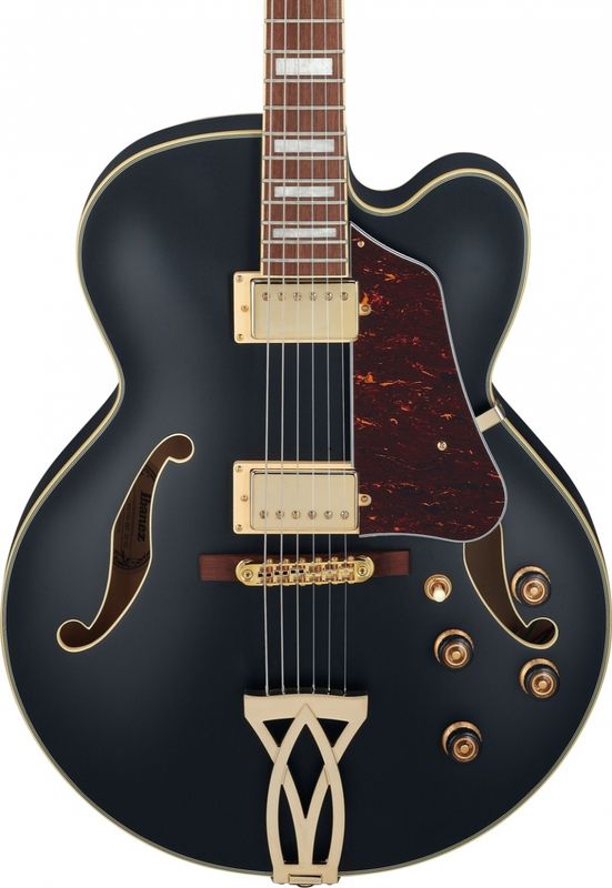 Ibanez AF75G-BKF Black Flat