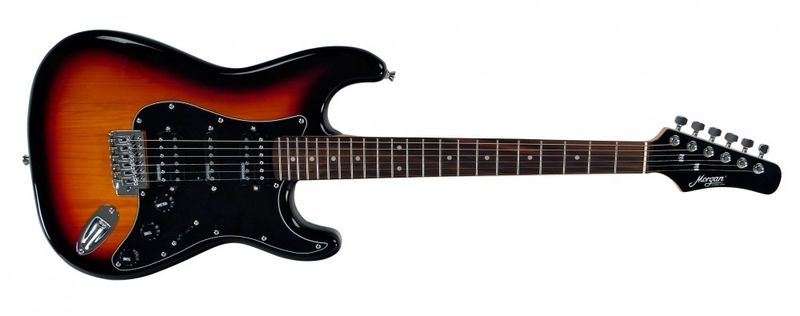 Morgan ST 271 Sunburst Elektrisk Gitarpakke