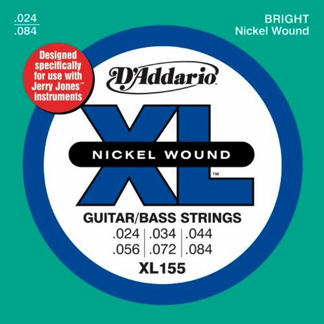 Hovedbilde D'Addario Fretted XL155 Guitar/Bass J.Jones ...