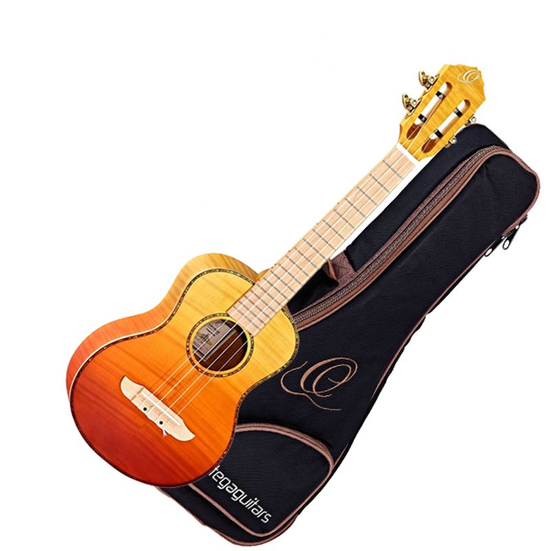 Ortega RUPR-TQB Tenor Ukulele Tequila Burst Fade m/bag