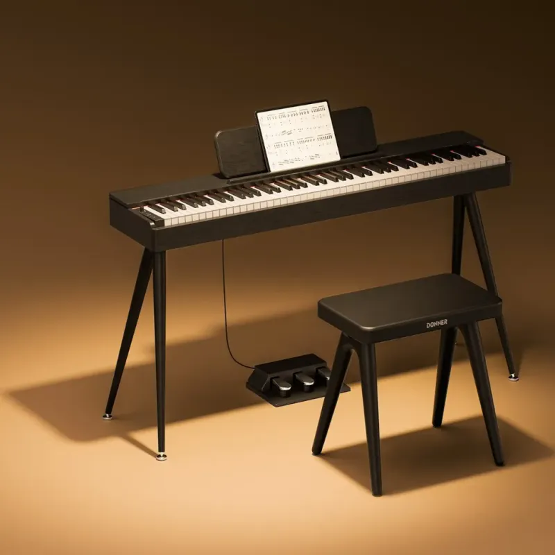 Donner Oura S100 Digitalpiano Svart Matt