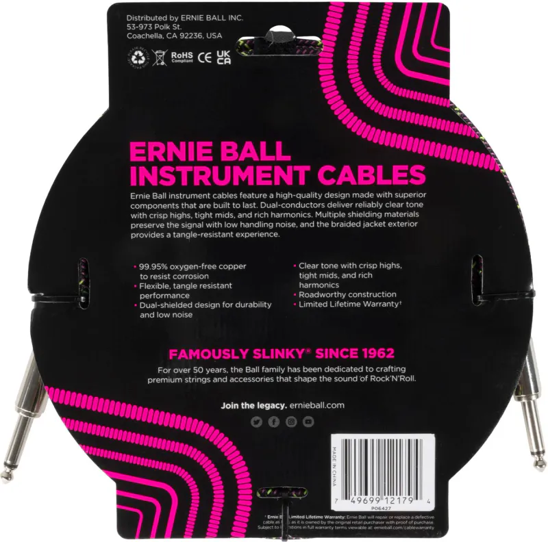 Ernie Ball 6427 Purple Python