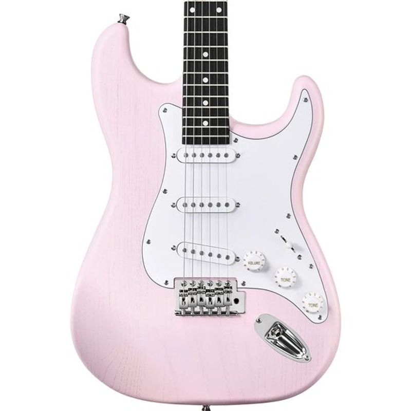 Donner DST-80 el-gitar pakke shell pink