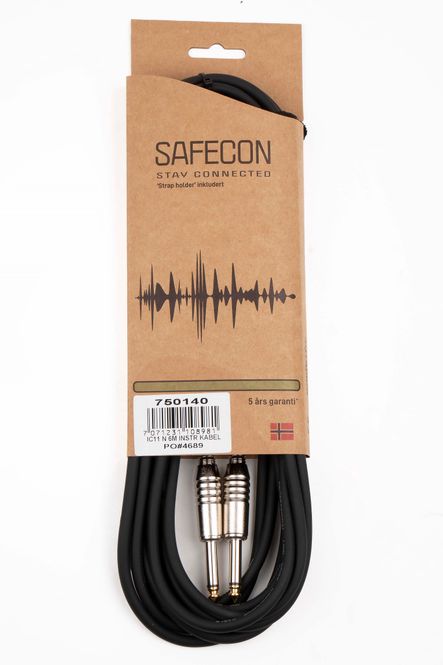 Hovedbilde Safecon IC11 6 meter Instrument/gitar Kabel