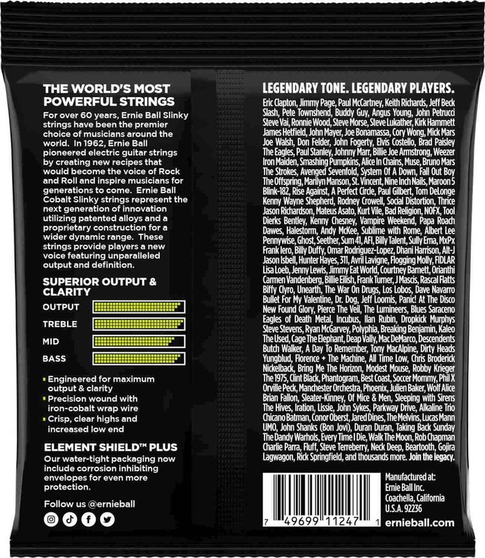 Ernie Ball 3721 - 3-pack Regular Slinky Cobalt