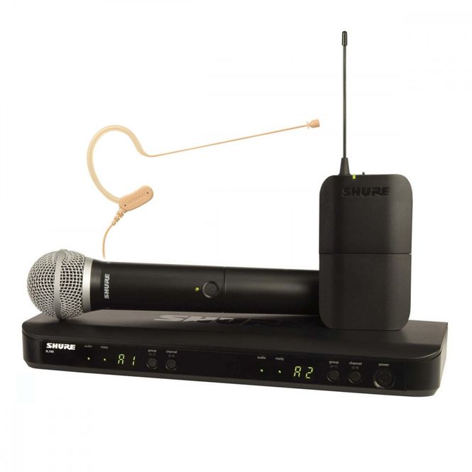 Hovedbilde Shure BLX1288 combo med MX153 og SM58 (S 8) ...
