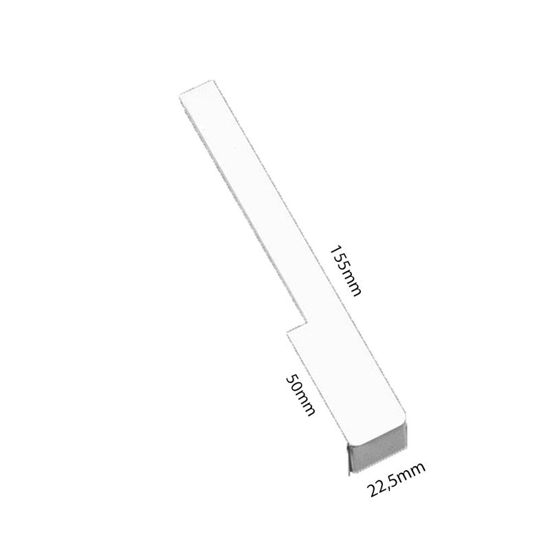 Tangentbelegg Acryl, Med Front ,Tangent H