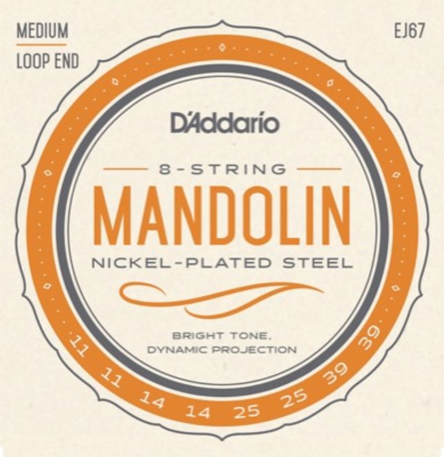 Hovedbilde Daddario EJ 67 Medium Mandolinstrenger