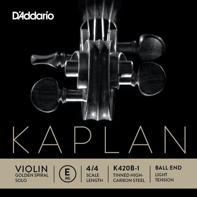 D'Addario Orchestral K420B-1 E 4/4 Ball End Light