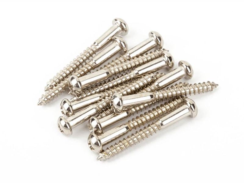 Fender Genuine Replacement Vintage Broskruer Nikkel 12-pk