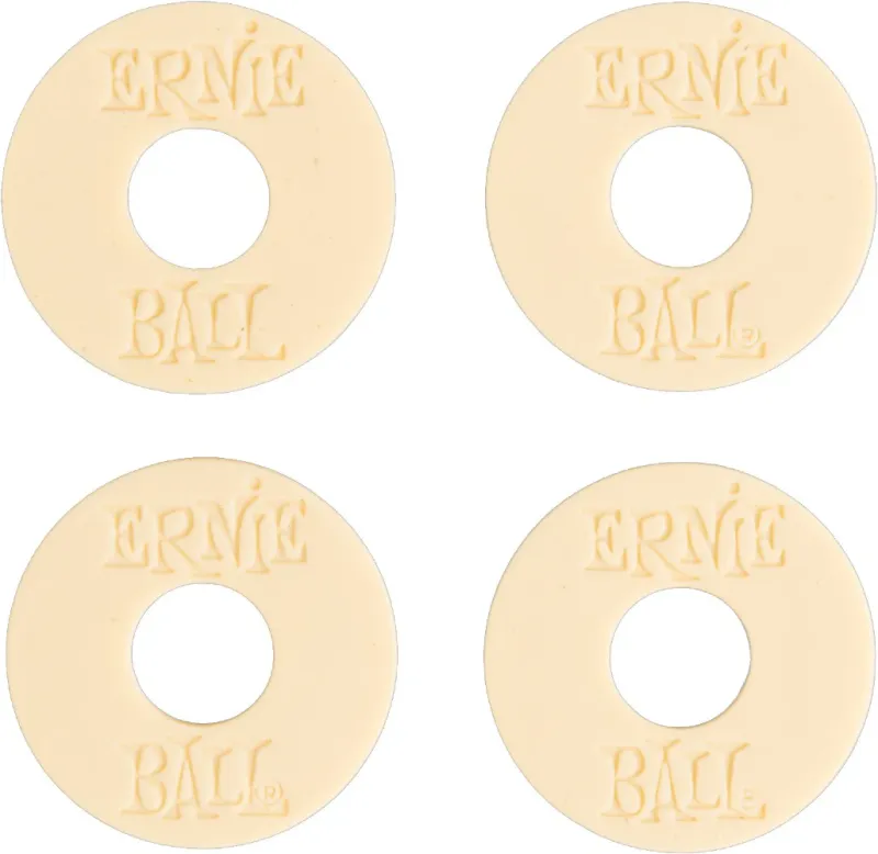 Ernie Ball 5624 Strap Blocks, Cream, 4 pc