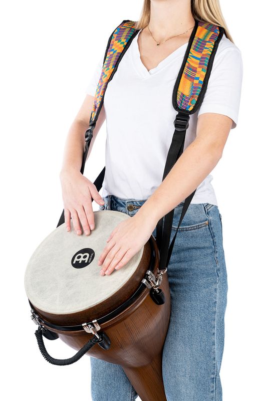 Meinl Percussion MDJS1KQ Djembe Strap, Kenyan Quilt, MDJS1KQ