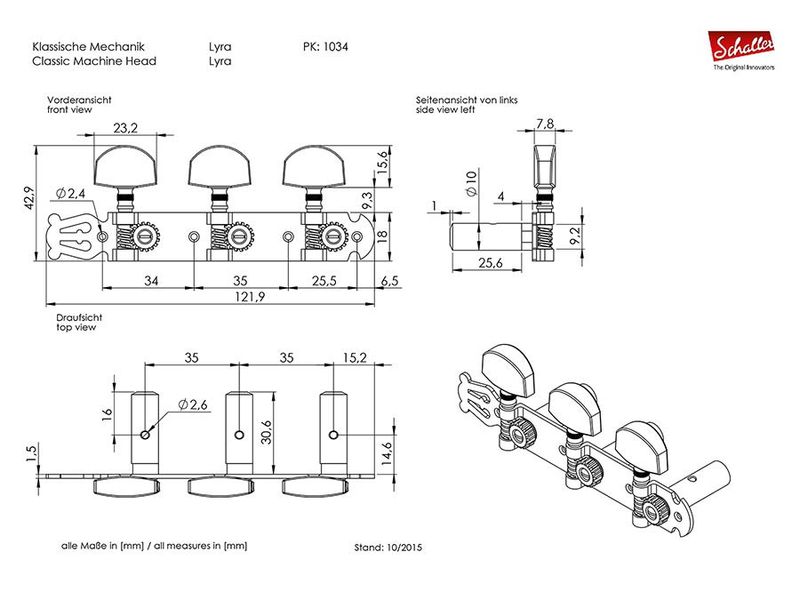 Schaller Stememskruer Lyra-modell 1034056331