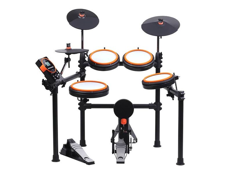 Medeli MZ528 digital drum kit all dual zone with mesh heads 10S