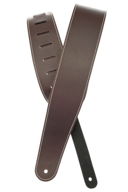 Hovedbilde D'Addario 25LS01-DX Axelband brunt läder 64 mm Läder-Classic Brown