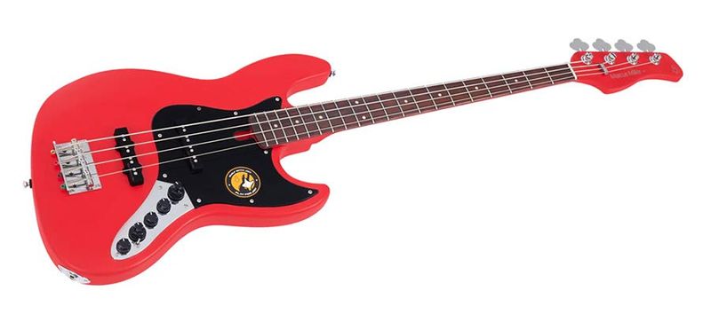 Sire V3+ 4/RS Marcus Miller 4-string active bass guitar red satin