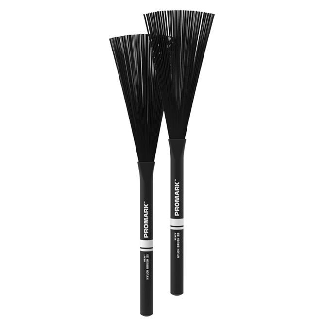 Hovedbilde Promark PMNB2B Heavy Nylon Brushes 2B Black 