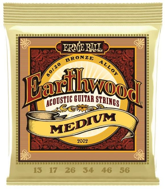 Hovedbilde Ernie Ball 2002 Earthwood 80/20 Medium 013-056