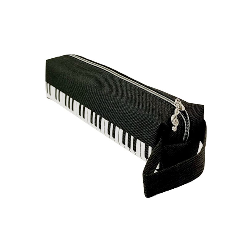 Blyantpenal m/ Pianotangenter Svart