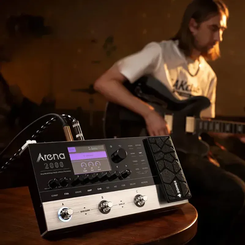 Donner Arena 2000 gitar-multieffekt-pedalboard  