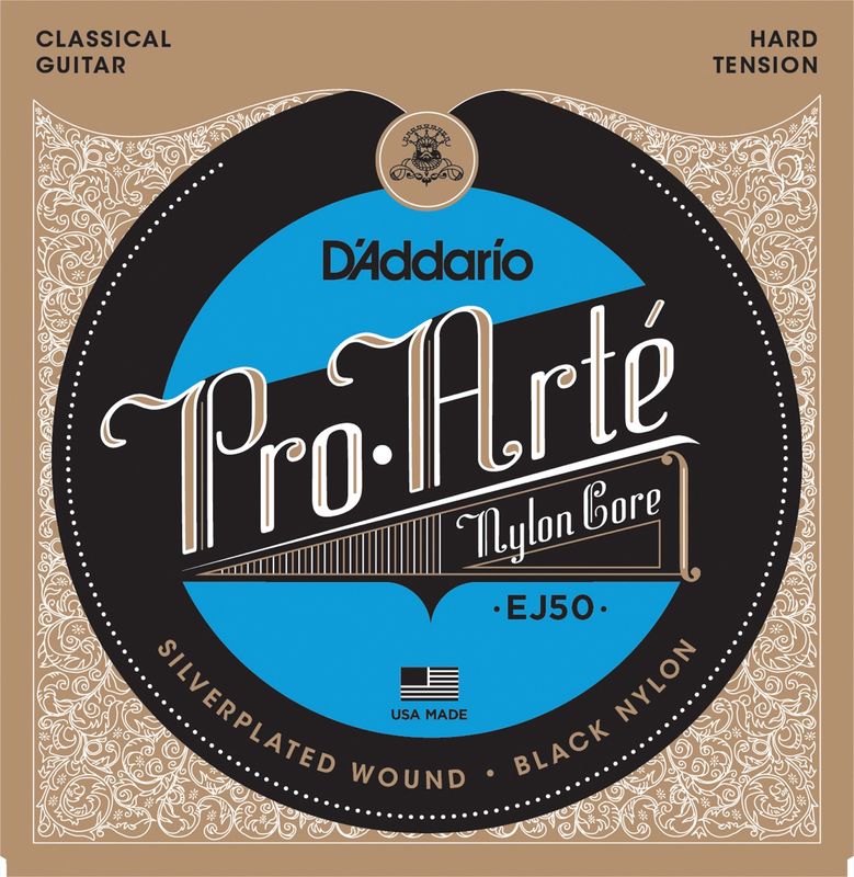 Daddario Fretted EJ50 Nylonstrenger Hard Tension