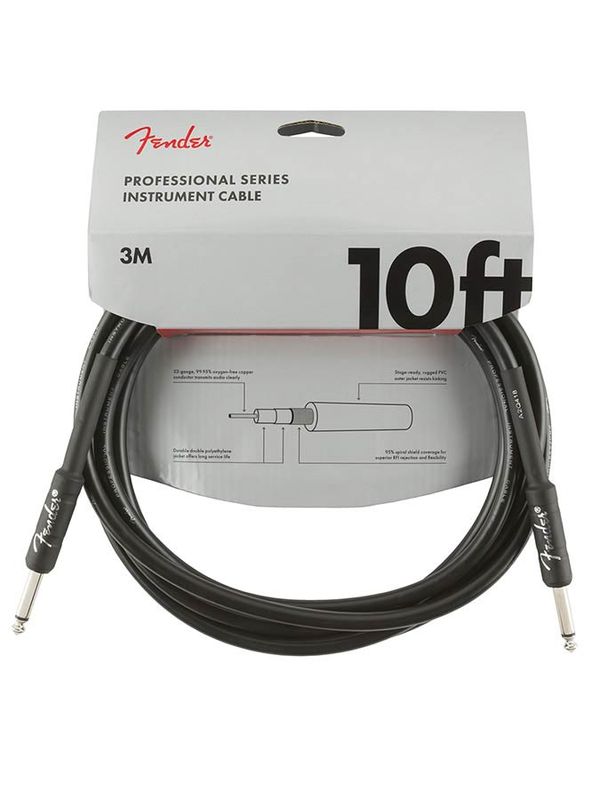 Fender Professional Series Instrumentkabel 3m