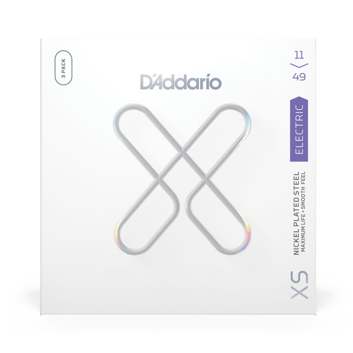 D'Addario Fretted XSE1149-3P Strengesett Elgitar XS Coated 011-0