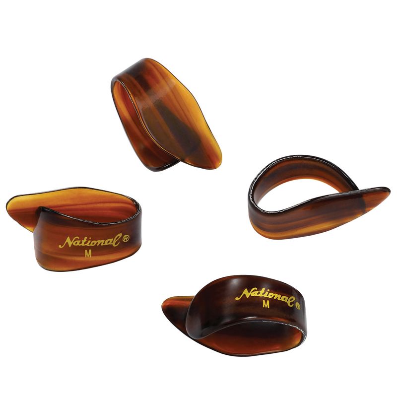 D'Addario NP7T-04 PW National Thumb pick, Medium, Celluloid, 4-p