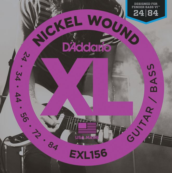 Hovedbilde D'Addario Fretted EXL156 Guitar/Bass Fender VI ...