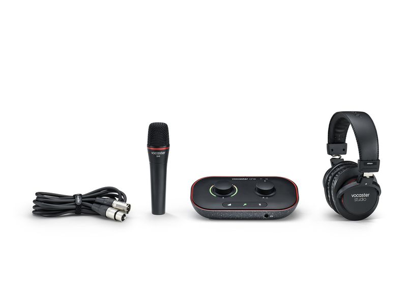 Focusrite Vocaster One Studio | bundle med USB lydkort, mikrofon