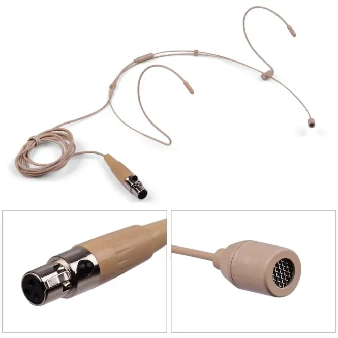 Hovedbilde Karsect HT-3C tynn hodebøyle-mikrofon mini XLR