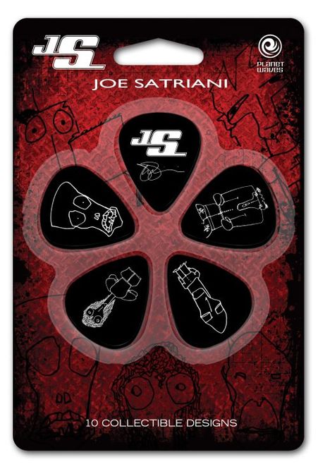 Hovedbilde D'Addario Joe Satriani Plekter Medium 10stk