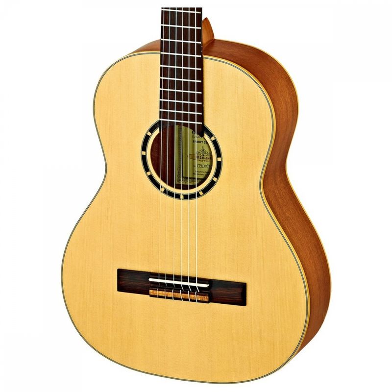 Ortega R121L-3/4 Left-Handed Natural m/bag