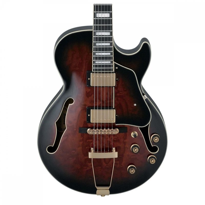 Ibanez AG95QA-DBS Dark Brown Sunburst