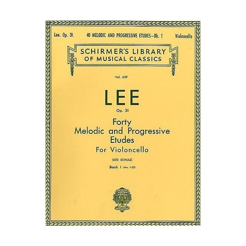 40 Melodic and Progressive Etudes, Op. 31 - For Cello.