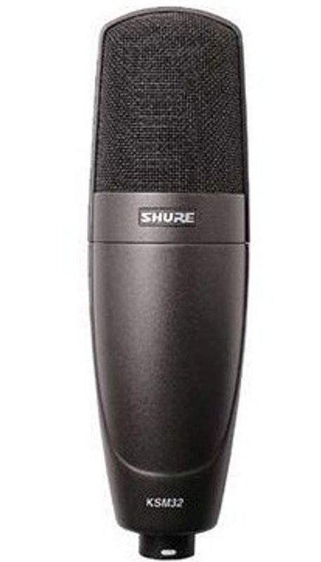 Shure KSM32CG Cardioid Studio Condenser Mic (Charcoal Gray)