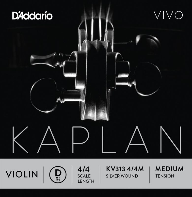 D'Addario Orchestral KV313 4/4M Kaplan Vivo violin D Medium